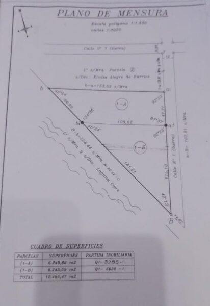 TERRENO 12.000m2 EN SALADAS - CORRIENTES
